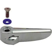 T&S BRASS T&S Brass 001637-45 Lever Handle, Red Index (Hot), Screw