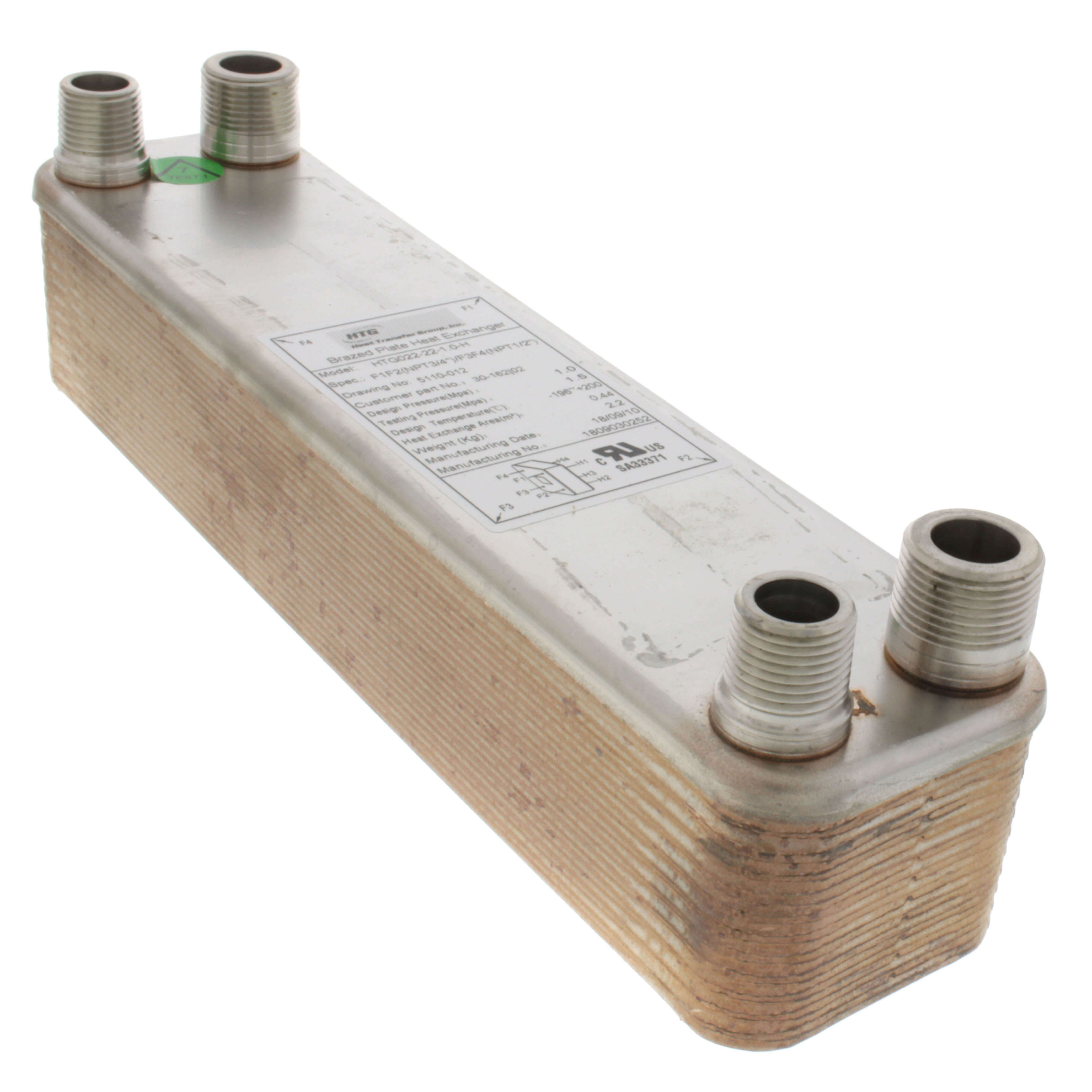 LAARS Laars 2400-570 Flat Plate Heat Exchanger