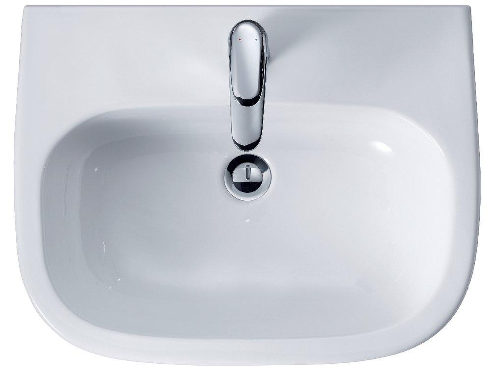 DURAVIT Duravit 23106000002 D-Code 23-5/8 x 18-1/8 in. Oval Wall Mount Bathroom Sink
