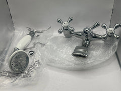 AMAZON COM Amazon Com KS265C Clawfoot Tub Faucet with Hand Shower