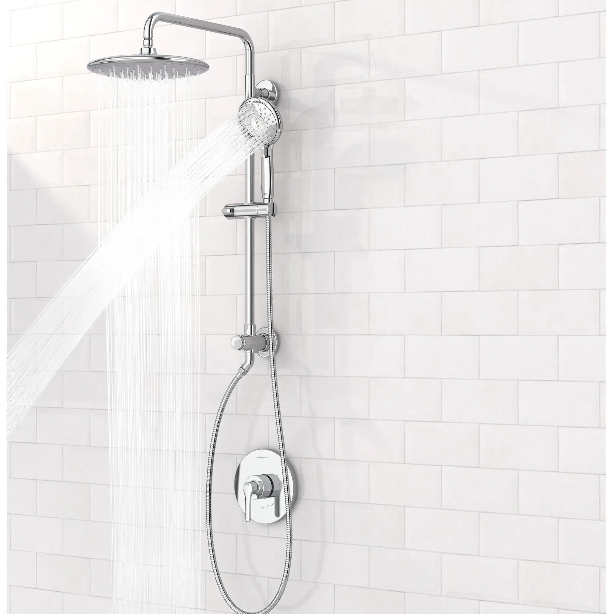AMERICAN STANDARD American 9035.804.002 Spectra Versa 4-Function Shower System with Rain Showerhead