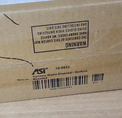AMERICAN SPECIALTIES INC American Specialties Inc 10-0852 Sanitary Napkin Disposal