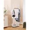 AMAZON COM Amazon Com BOOSDEN Metal Clothing Rack with Wheels