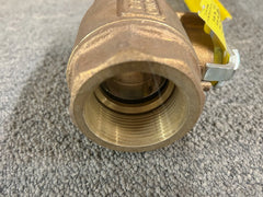APOLLO VALVES Apollo Valves 77C10701(6/BX) Bronze Full Port Ball Valve 1 1/2 Inch