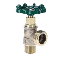 ARROWHEAD BRASS & PLUMBING ARROWHEAD BRASS & PLUMBING 221LF Boiler Drain 1/2 MIP x 3/4 Hose Thread