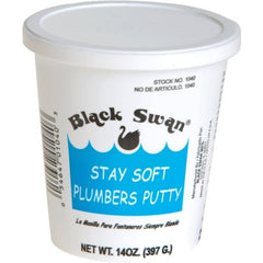 BLACK SWAN BLACK SWAN 1040 Stay Soft Plumbers Putty 14 Oz