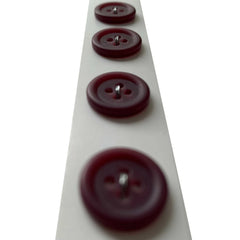 BLUMENTHAL Blumenthal 133 Burgundy Round 4-Hole Buttons - 5/8 inch - 4 Pack