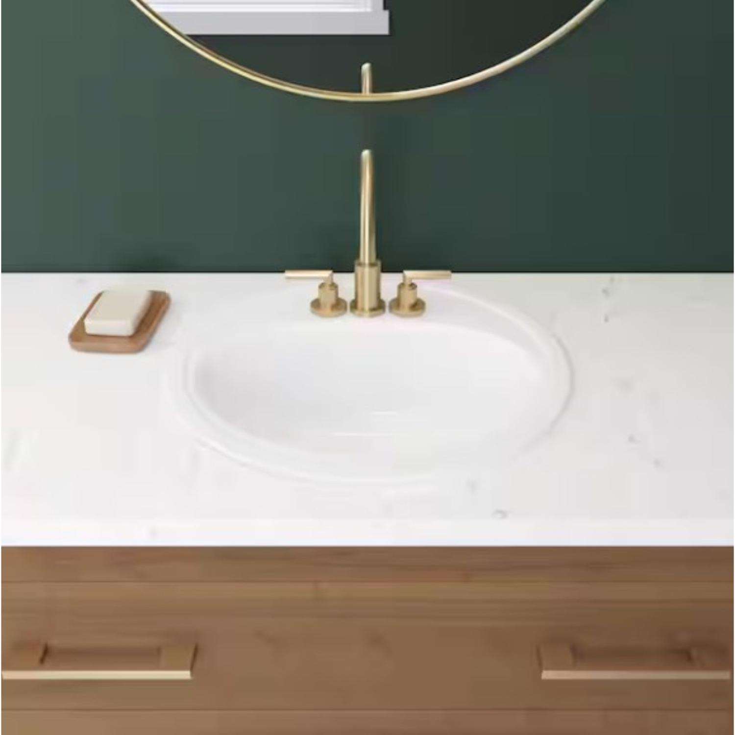 BOOTZ Bootz 021-2435-00 Porcelain-On-Steel Lavatory Sink