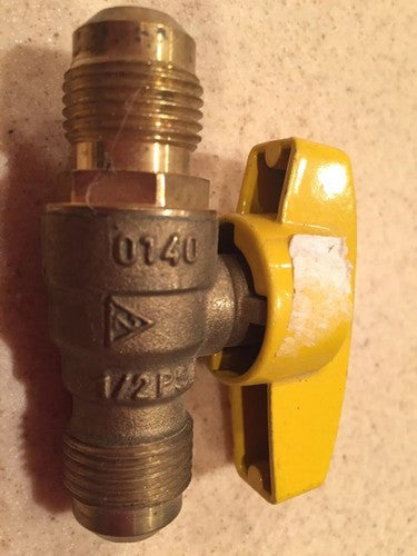 BRASSCRAFT BrassCraft TBVF8 Gas Ball Valve
