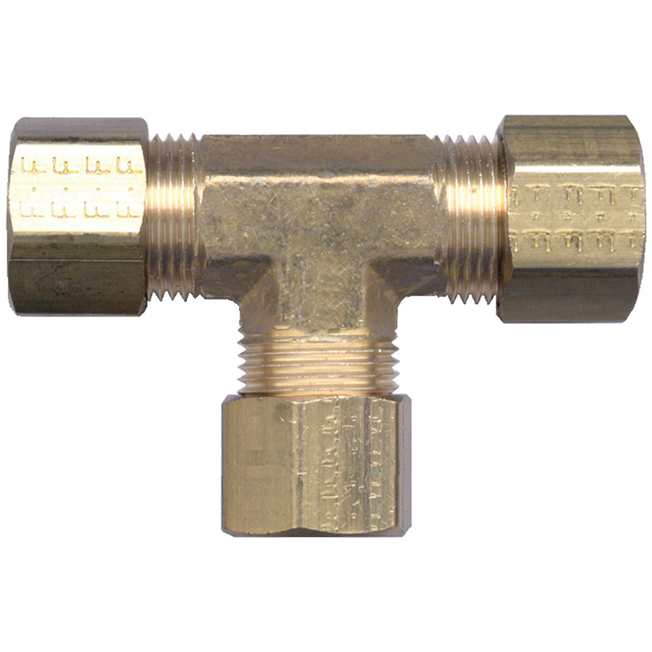 BRASS BRASS 64-14 Compression Tee 7/8 inch