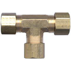 BRASS BRASS 64-14 Compression Tee 7/8 inch