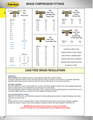 BRASS BRASS 64-14 Compression Tee 7/8 inch