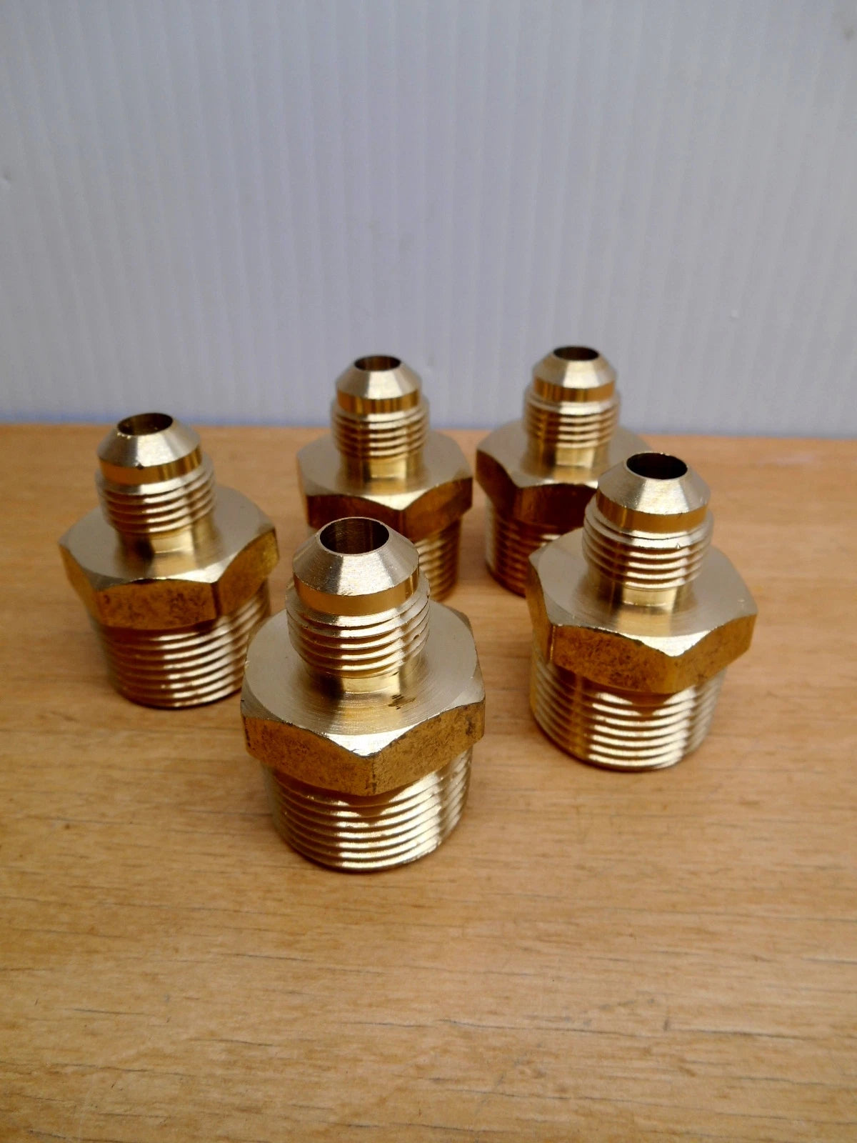 BRASS BRASS 48-6-12 Male Adapter 3/8-in Flare x 3/4-in MIP