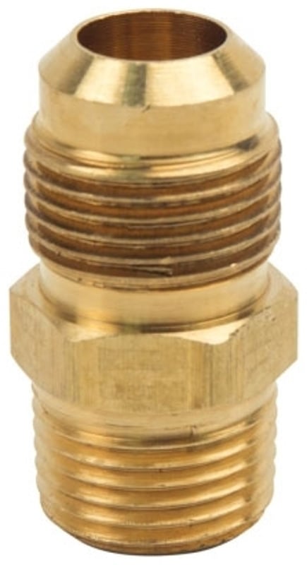 BRASS BRASS 48-10-8 Reducing Adapter, 5/8 inch OD x 1/2 inch, Flare x MIP