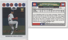 BUSINESS BUSINESS 180-2008 Topps Chrome Hideki Okajima Trading Card