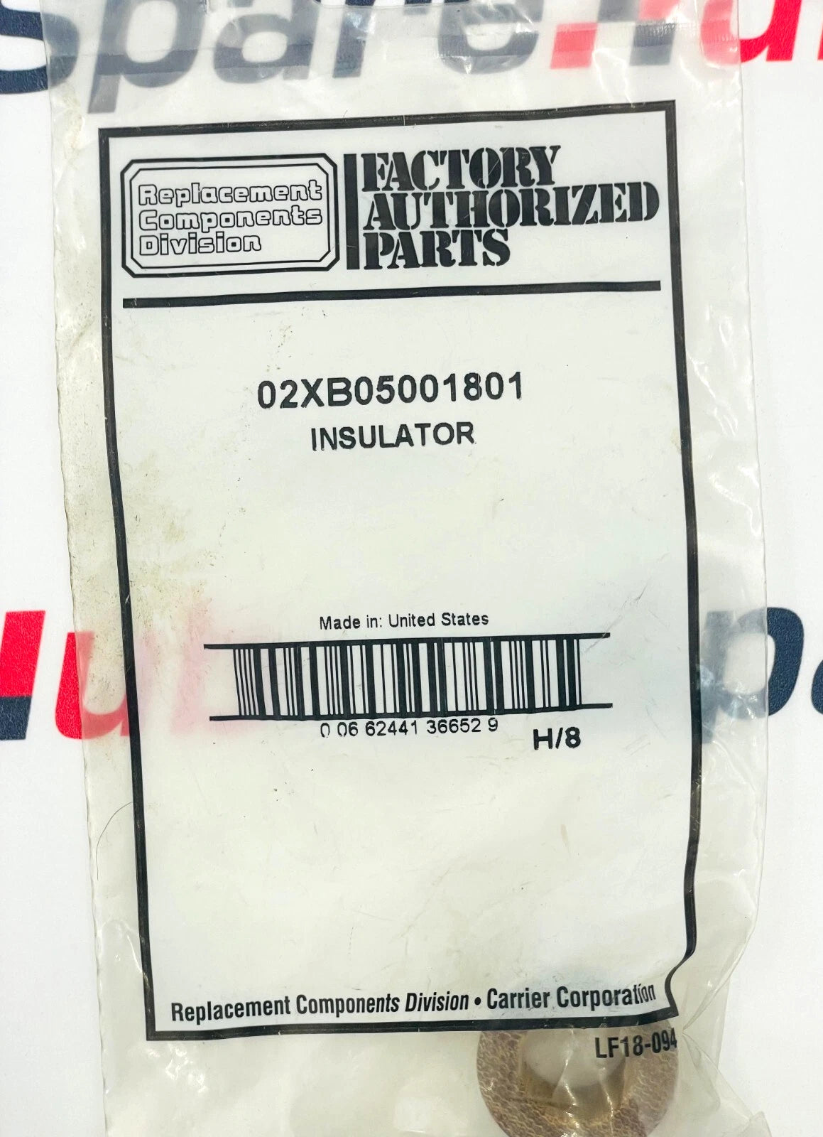 CARRIER CARRIER 02XB05001801 Insulator