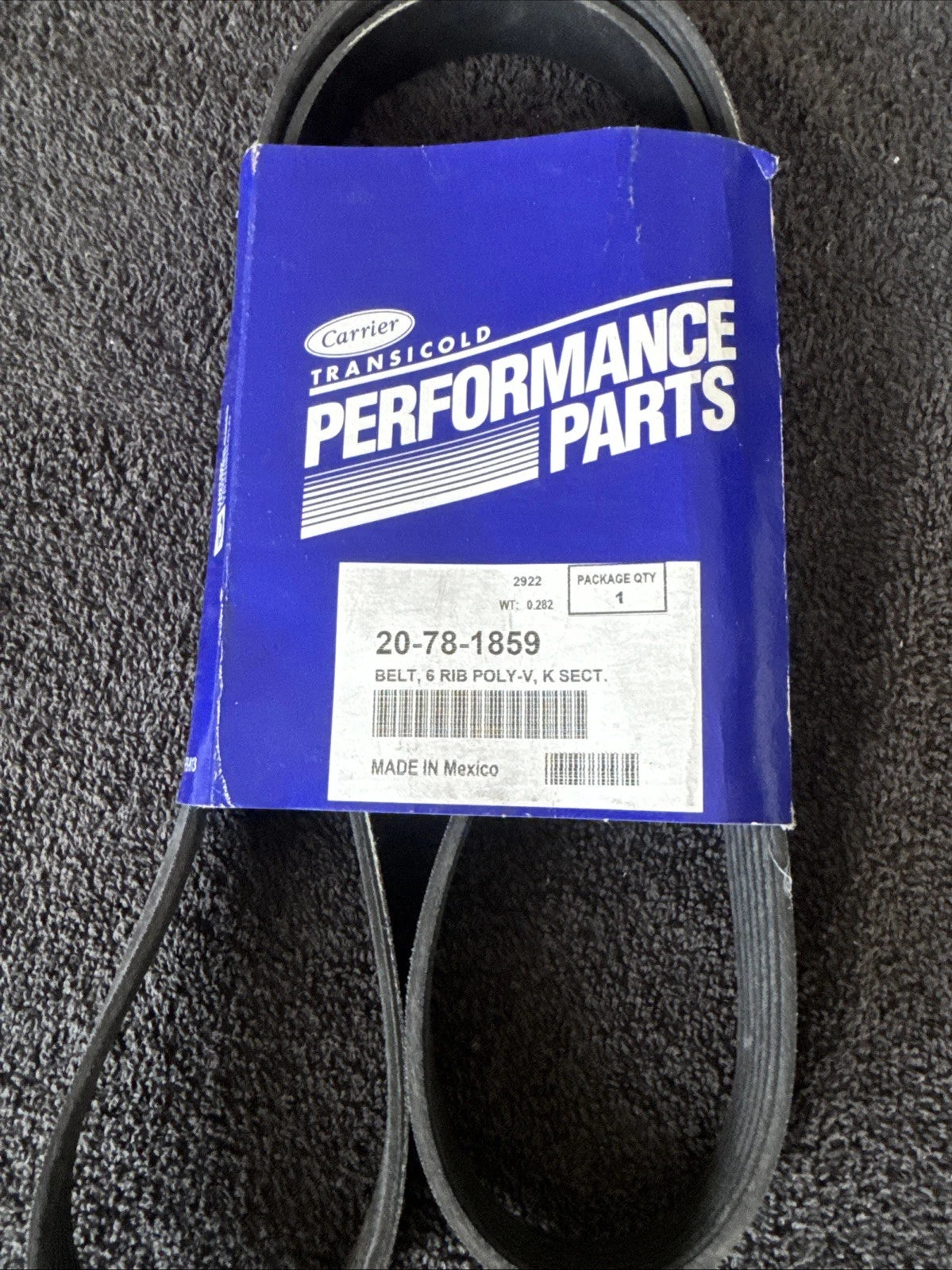 CARRIER CARRIER 1859 Motor 1/6Hp 1075Rpm 230Volt