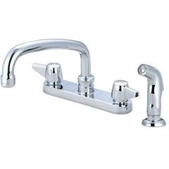 CENTRAL BRASS Central Brass 0126-A Two Handle Cast Brass Kitchen Faucet