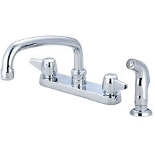 CENTRAL BRASS Central Brass 0126-A Two Handle Cast Brass Kitchen Faucet