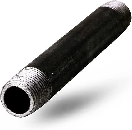 EVERFLOW EverFlow NPBL3490 3/4 x 9 Black Steel Nipple