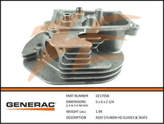 GENERAC Generac 021705B Cylinder Head Guides and Seats Assembly