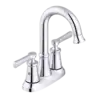 GERBER Gerber D307079BS Northerly Black Two Handle Centerset Bathroom Faucet with 50/50 Touch-Down Drain