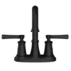 GERBER Gerber D307079BS Northerly Black Two Handle Centerset Bathroom Faucet with 50/50 Touch-Down Drain
