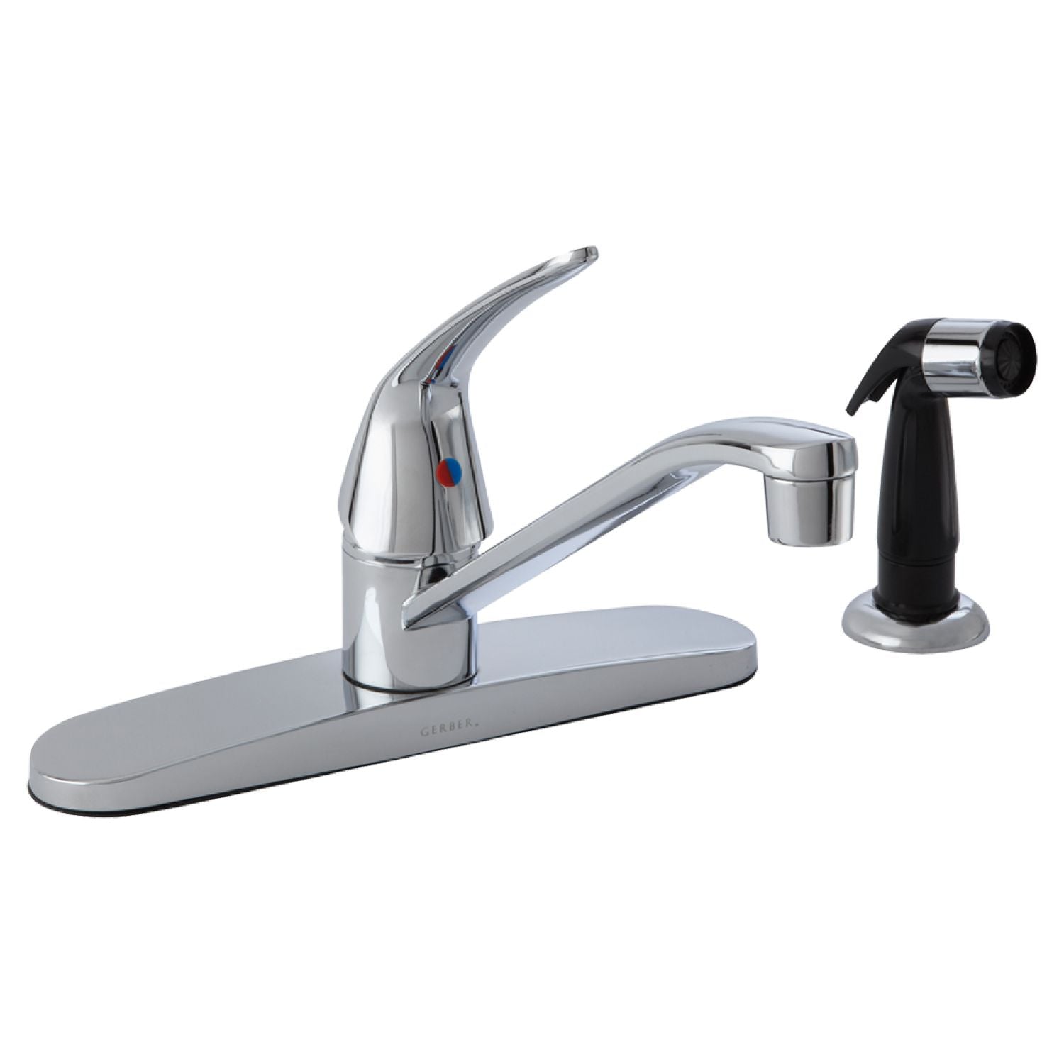GERBER Gerber G0040212W Maxwell SE Single Handle Kitchen Faucet with Spray