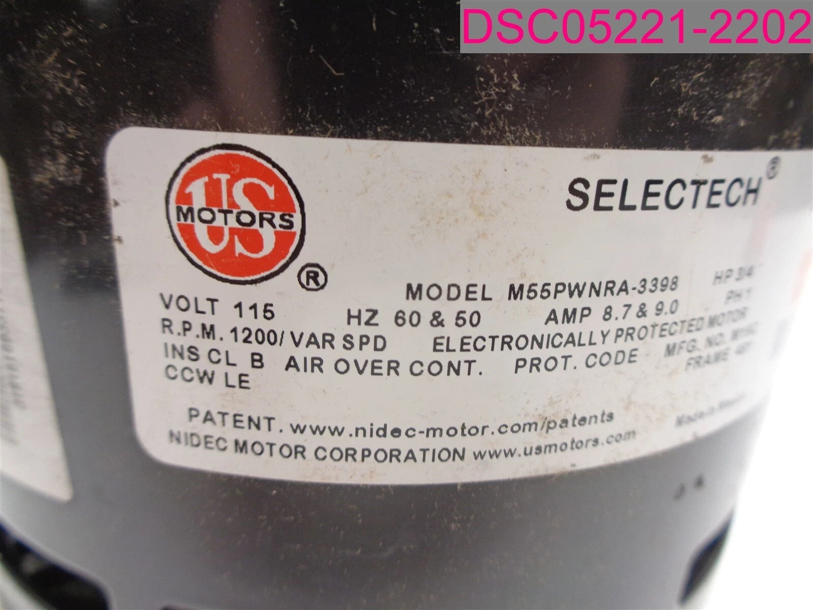 GOODMAN GOODMAN 0131F00126S ECM Blower Motor 3/4 HP
