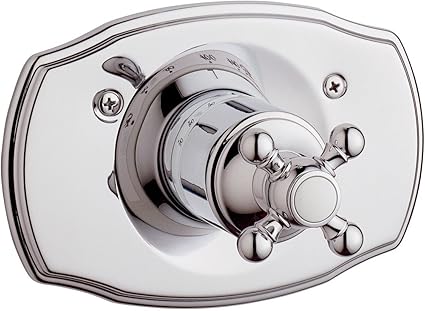 GROHE GROHE 19615BE0 Geneva Thermostatic Valve Trim with Cross Handle