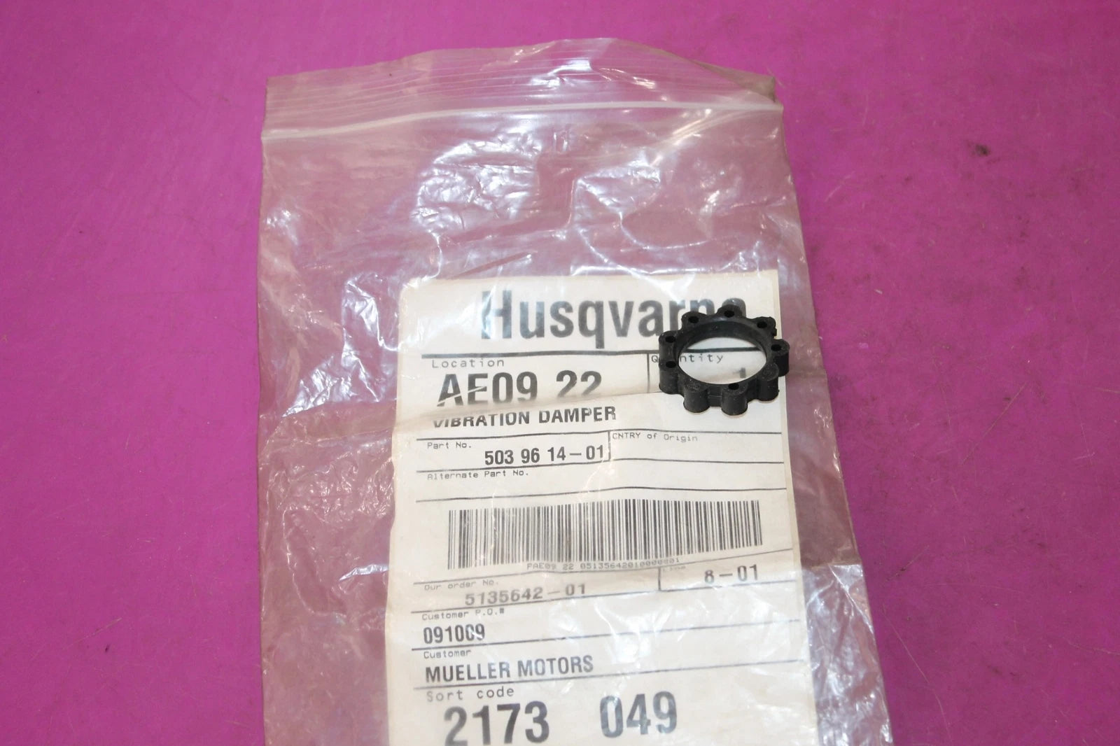 HUSQVARNA Husqvarna 503961401 Vibration Damper