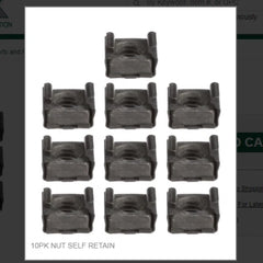 ICE-O-MATIC Ice-O-Matic 9031012-02P Self-Retaining Cage Nut/Clip - Pack of 10