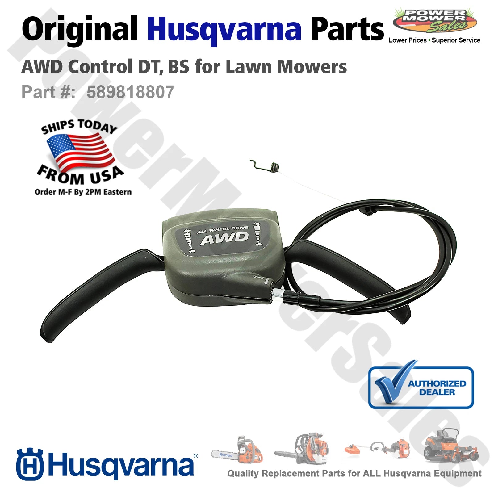 HUSQVARNA Husqvarna 589818807 AWD Control DT BS