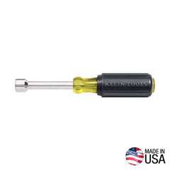 KLEIN TOOLS Klein Tools 630-7/16B 7/16-Inch Hollow Nut Driver with Cushion-Grip