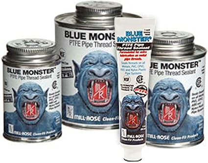 MILL-ROSE Mill-Rose 76017 Blue Monster Pipe Thread Sealant with PTFE