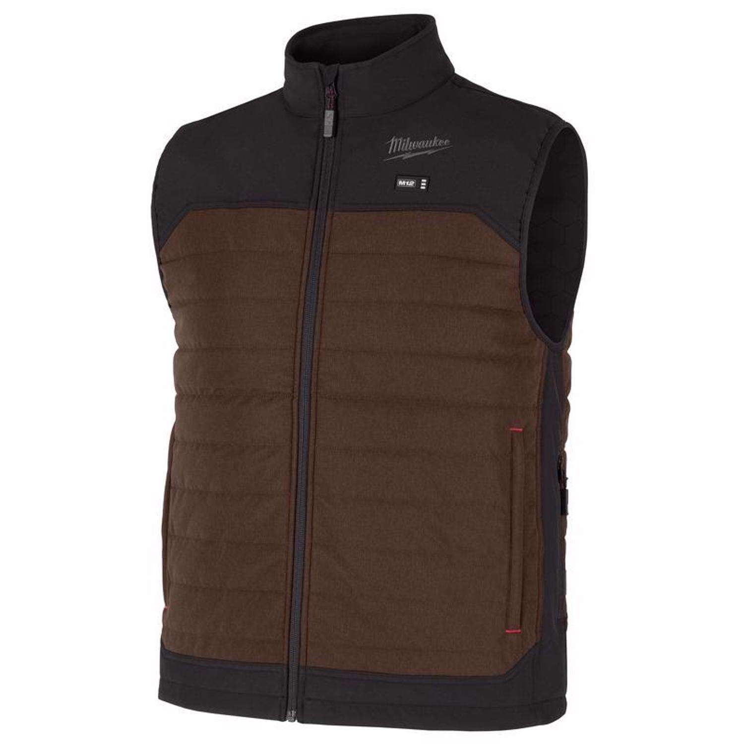 MILWAUKEE Milwaukee M300N-212X M12 AXIS Heated Vest Kit - Brown 2XL