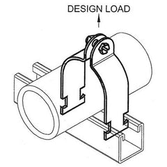 MORRIS MORRIS 17524 Rigid Strut Clamp 5 Inch