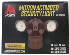 MORRIS PRODUCTS Morris Products 72568A LED Security Light with Motion Sensor