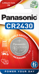 PANASONIC PANASONIC CR2430 Lithium Coin Cell Battery 3V