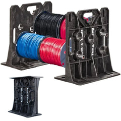 RACK-A-TIERS Rack-A-Tiers 11455Black Multi-Purpose Wire Dispenser