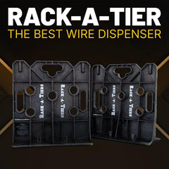 RACK-A-TIERS Rack-A-Tiers 11455Black Multi-Purpose Wire Dispenser