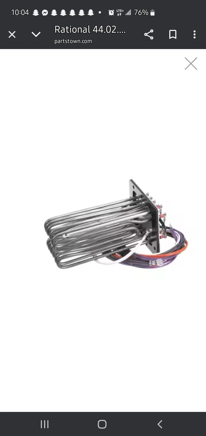 RATIONAL RATIONAL 44.02.238S Heating Element with Gasket
