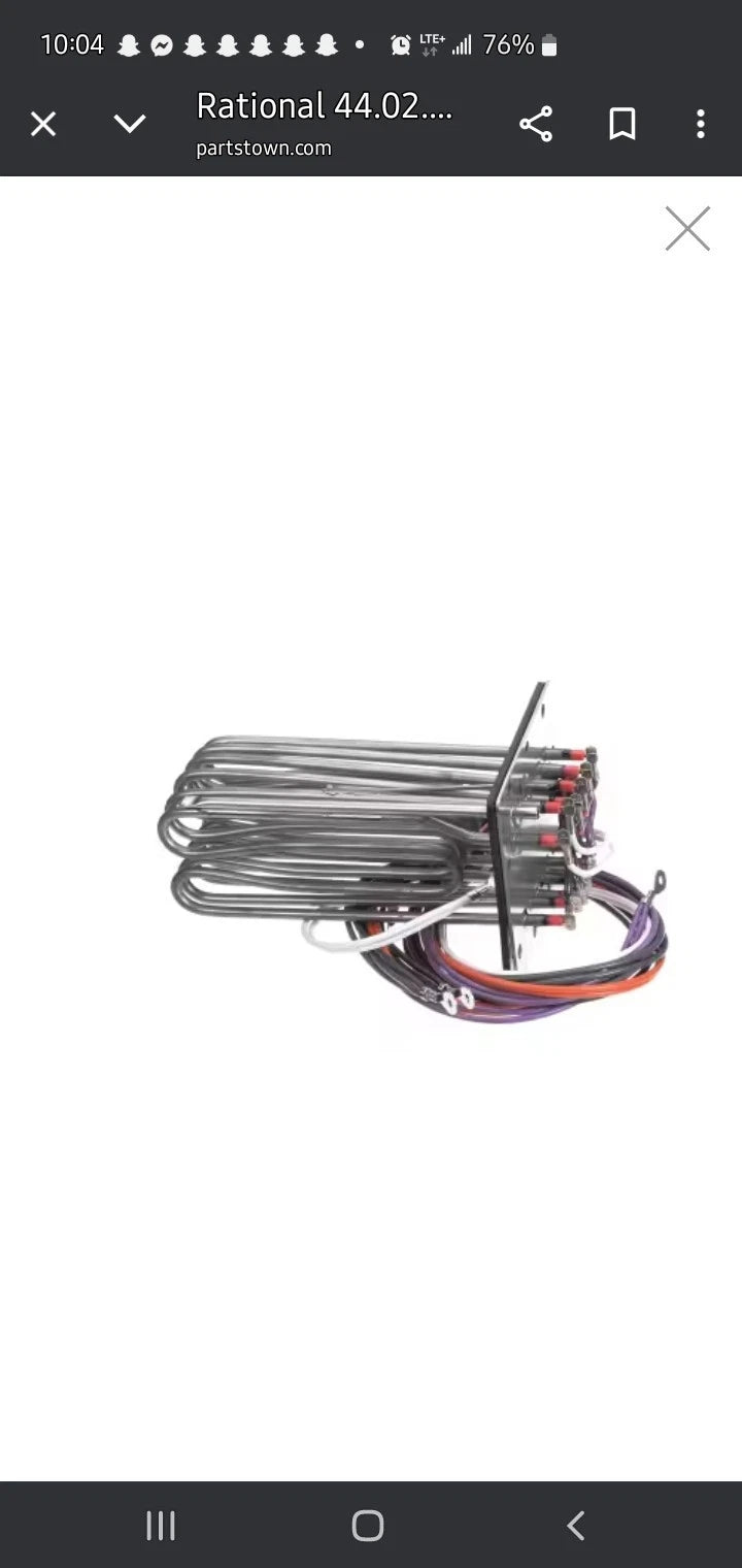 RATIONAL RATIONAL 44.02.238S Heating Element with Gasket