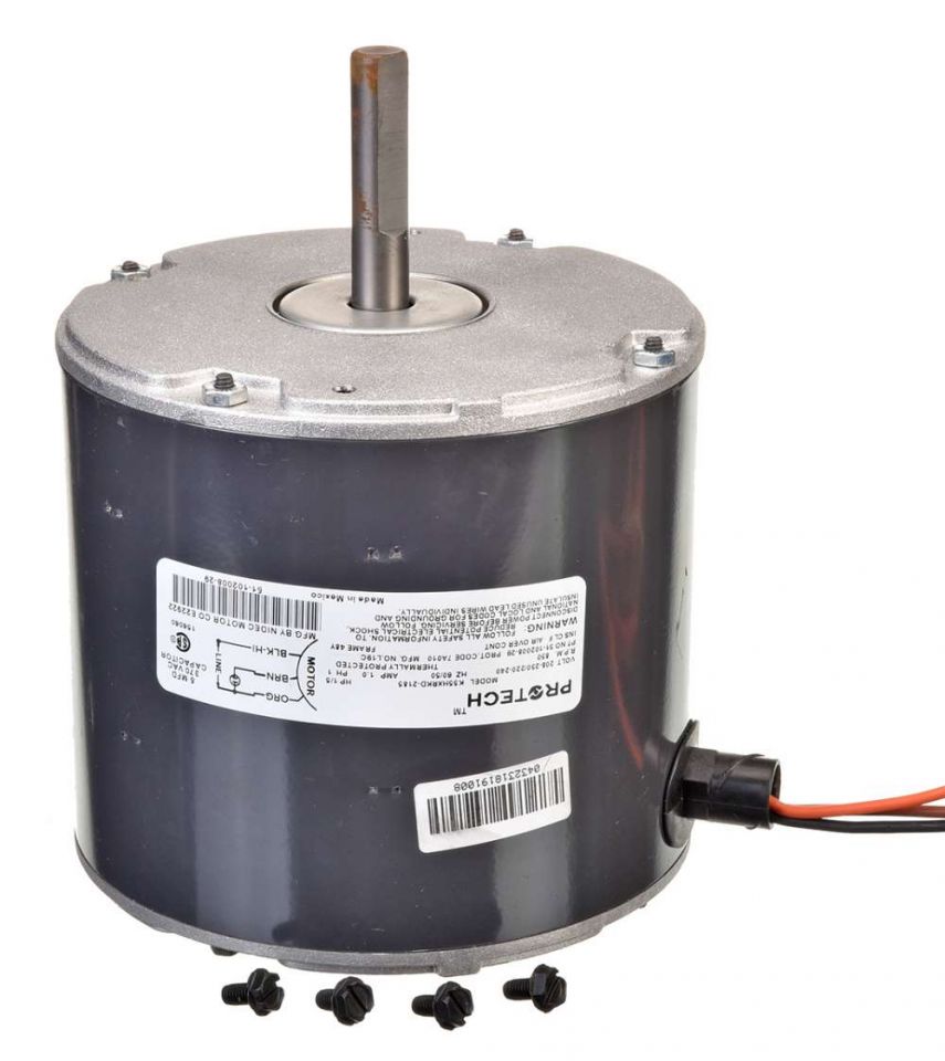RUUD RUUD 51-102008-29 Condenser Motor 1/5 HP 208-230V 825 RPM