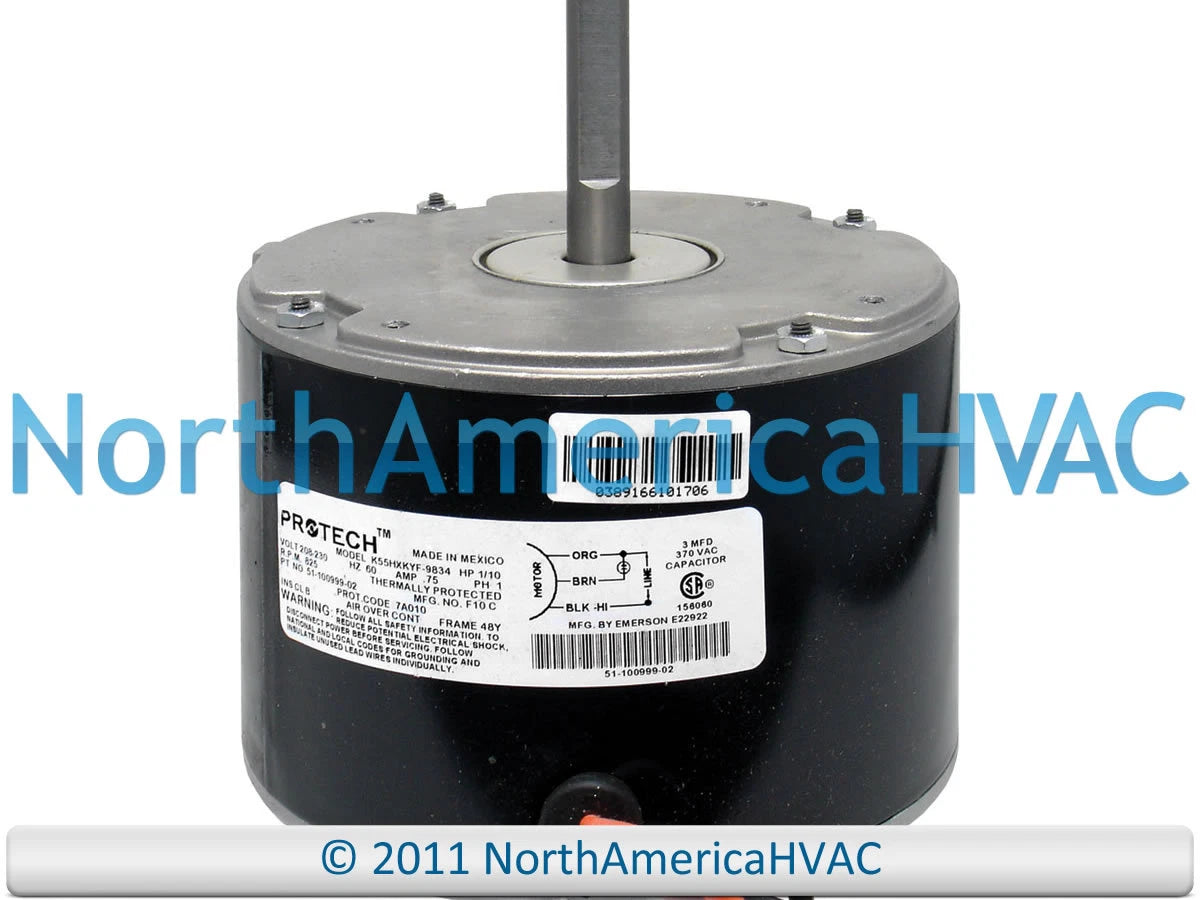 RUUD RUUD 51-100999-02 Condenser Motor 1/10 HP 825 RPM