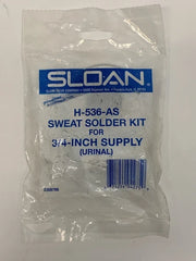 SLOAN Sloan Valve H536AS Sweat Solder Adapter Kit