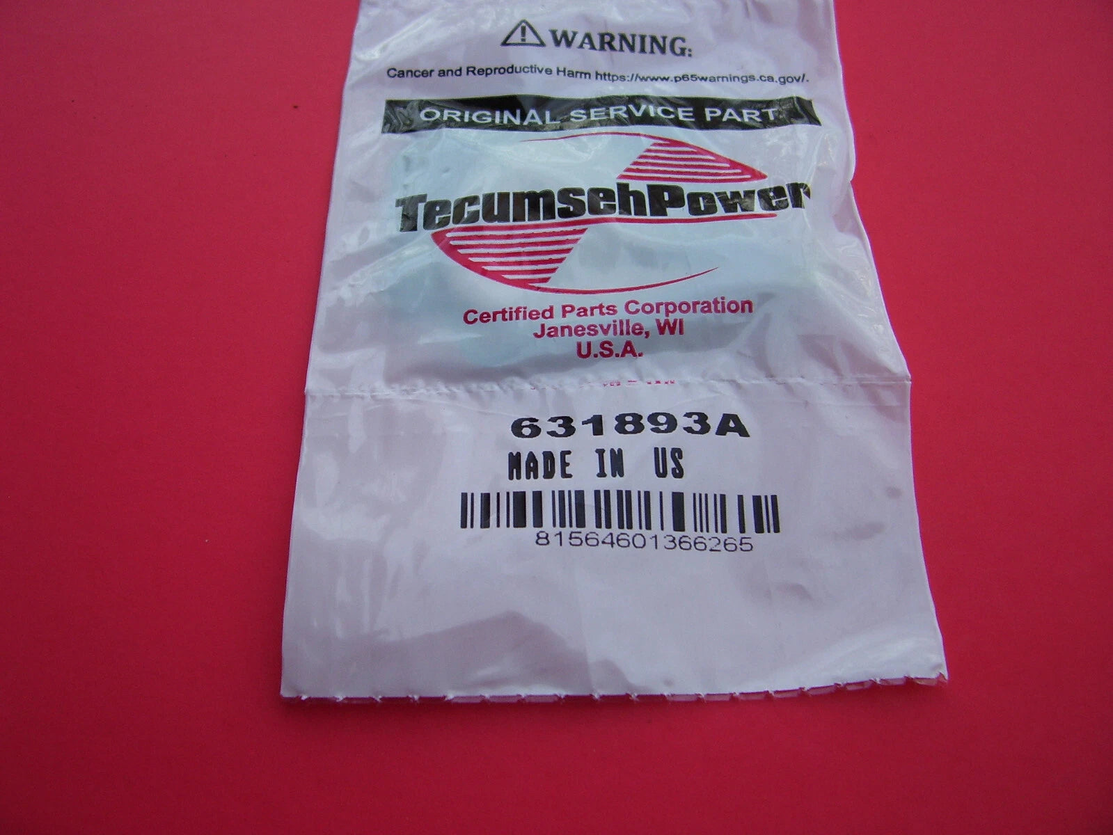 TECUMSEH Tecumseh 631893A Carburetor Rebuild Kit