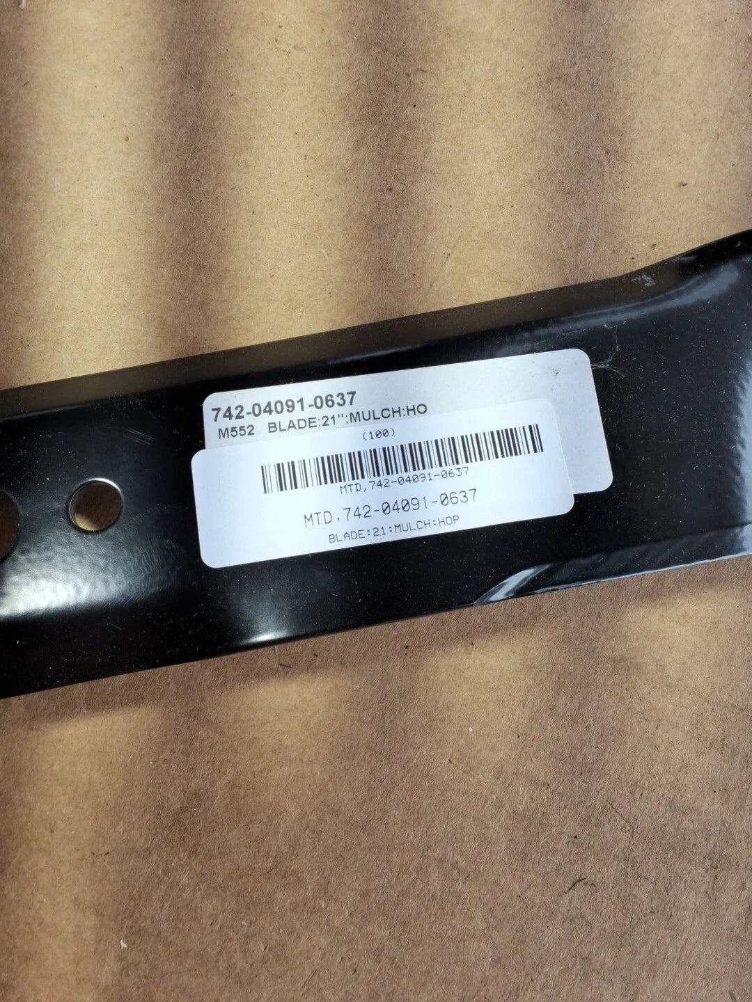 TROY-BILT TROY-BILT 742-04091-0637 Blade for 21-Inch Cutting Decks