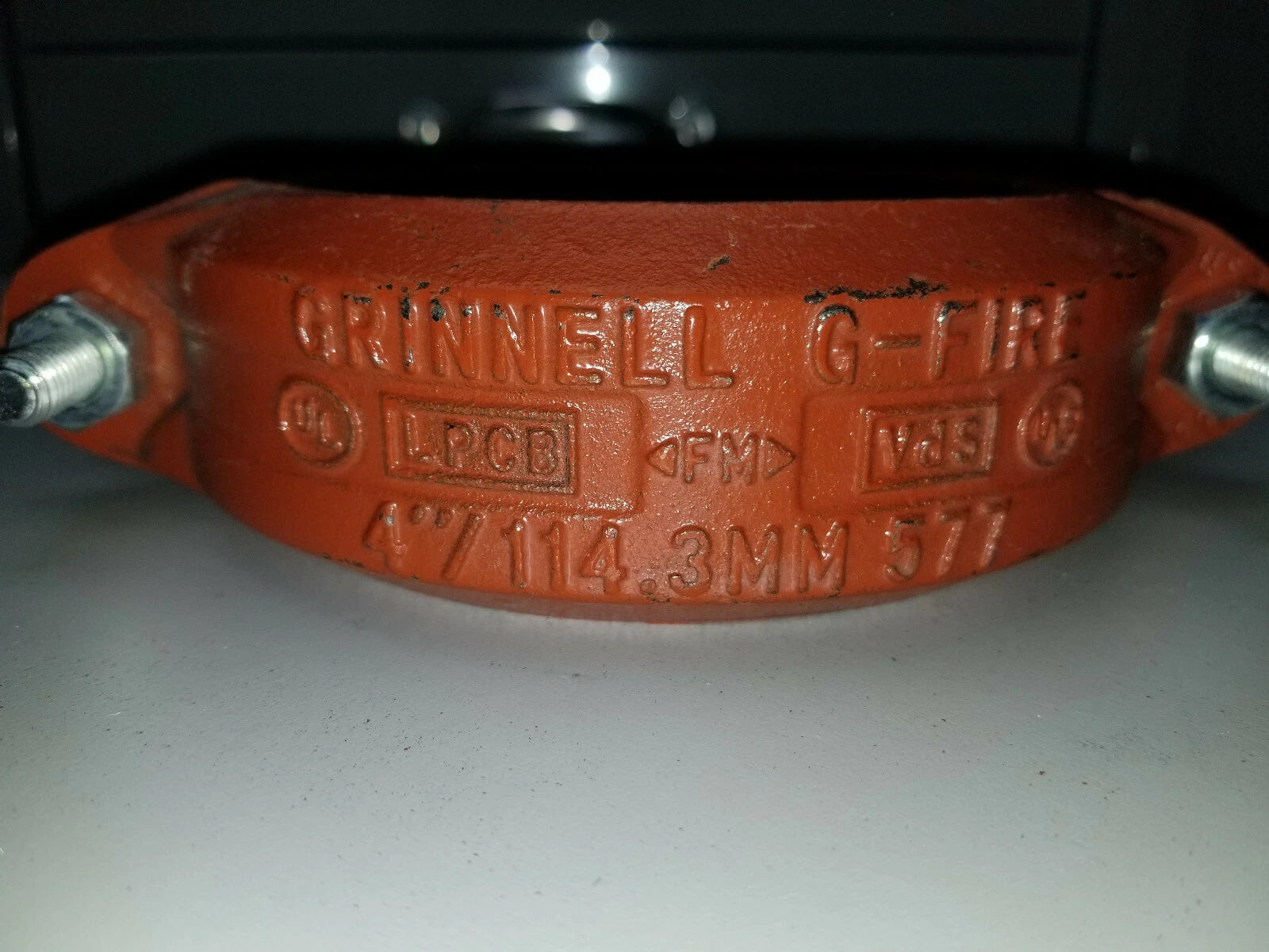 TYCO Tyco 57740ACP Grinnell G-Fire 4 x 4 in. Painted Lightweight Rigid Coupling