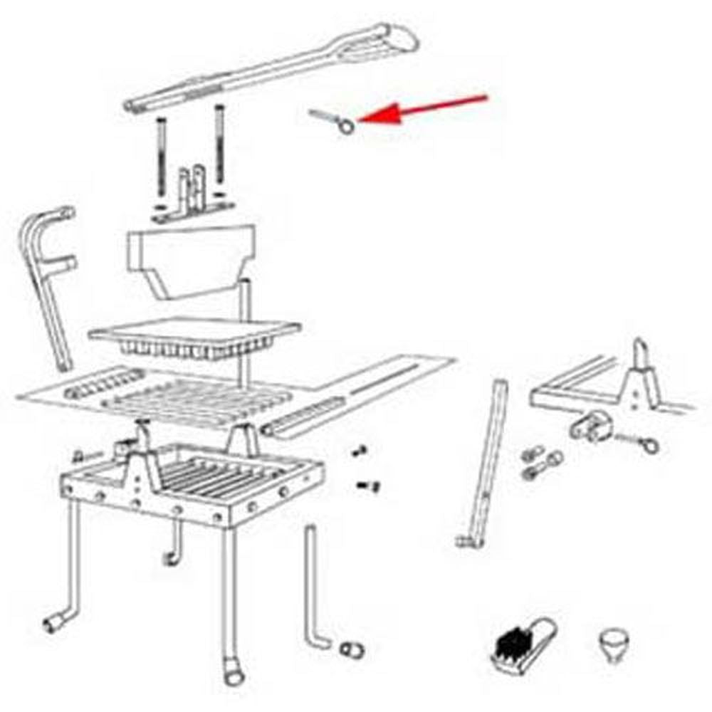 VOLLRATH VOLLRATH 4412R Pull Pin with Ring
